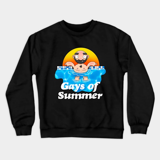 Gays of Summer Relax Crewneck Sweatshirt by LoveBurty